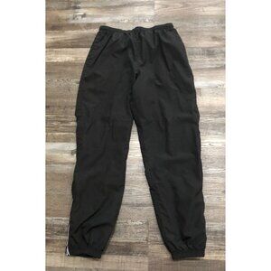 Vtg Nautica Competition Mens Large Black Lined Athletic Track Pants